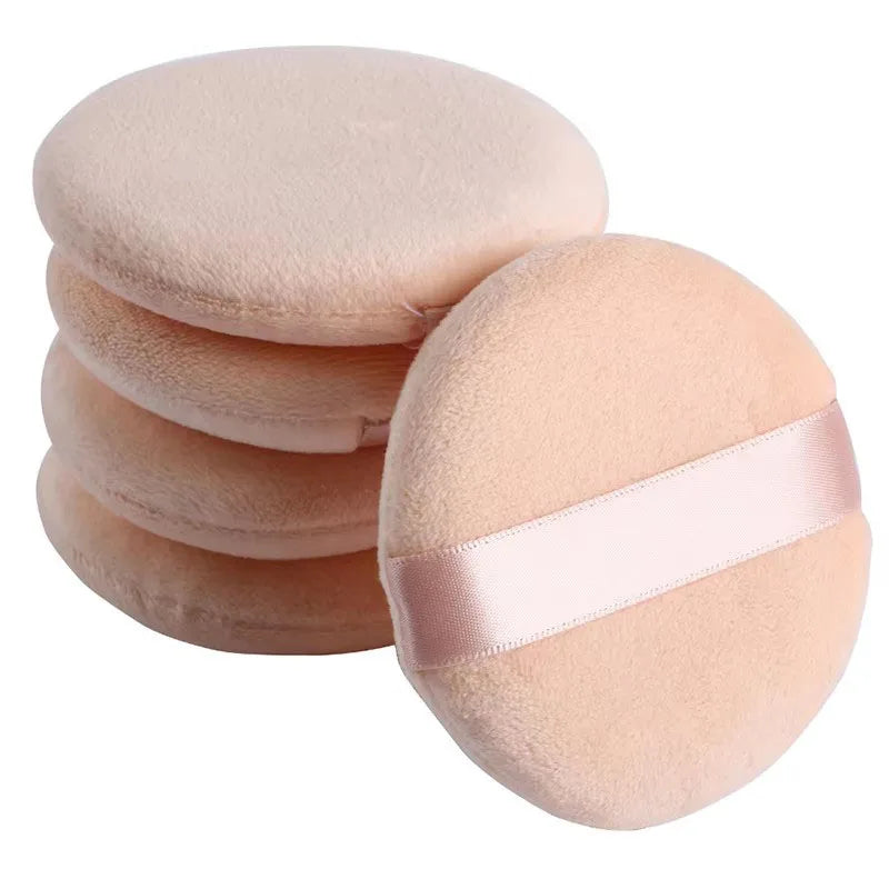 5-40 pezzi Round Facial Powder Spugnetta portatile morbida cosmetico puff per l’applicazione del trucco