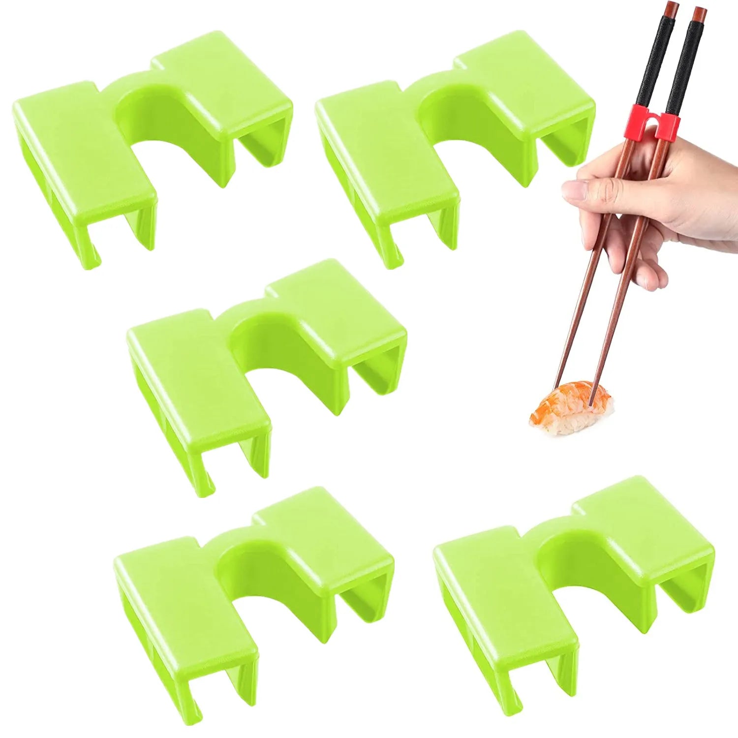 5PCS per bacchette in plastica non scivoloso resistente al calore