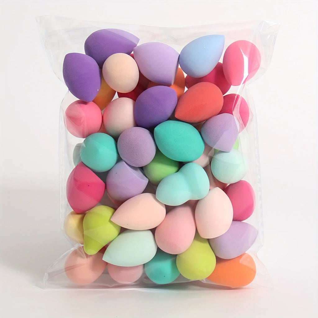 50/100 pezzi set di mini spugnette di varie forme e colori