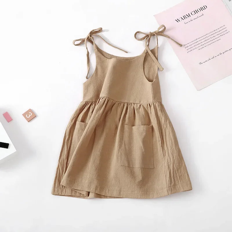Abito estivo per bambina in cotone