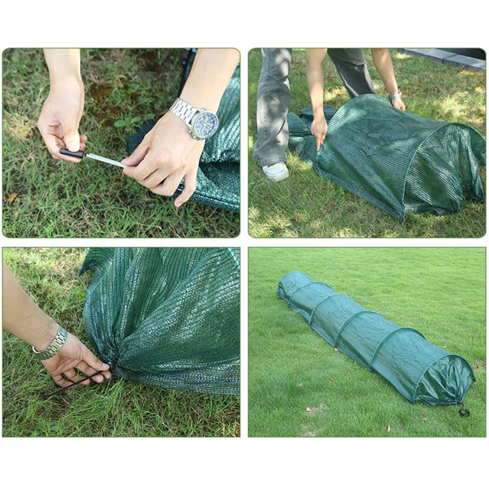 Serra Agricola Rete nera Tunnel di piantagione Copertura in plastica per la protezione delle piantagioni di ortaggi