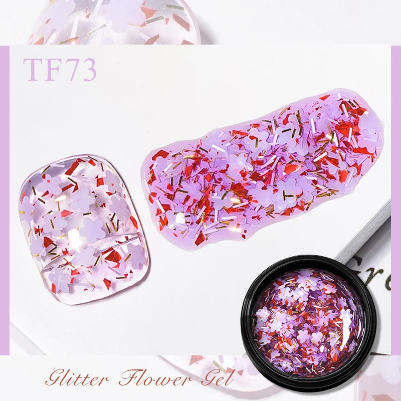 MEET ACROSS 5ml Gel Smalto per unghie Nail Art Top Gel tutti i colori