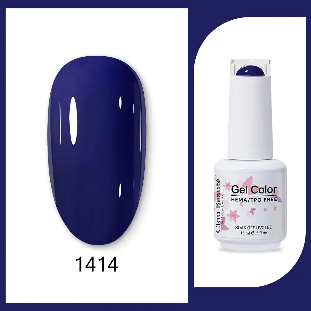 CLOU BEAUTÈ  15/10ml Semipermanente Gel Smalto Unghie 400 colori disponibili