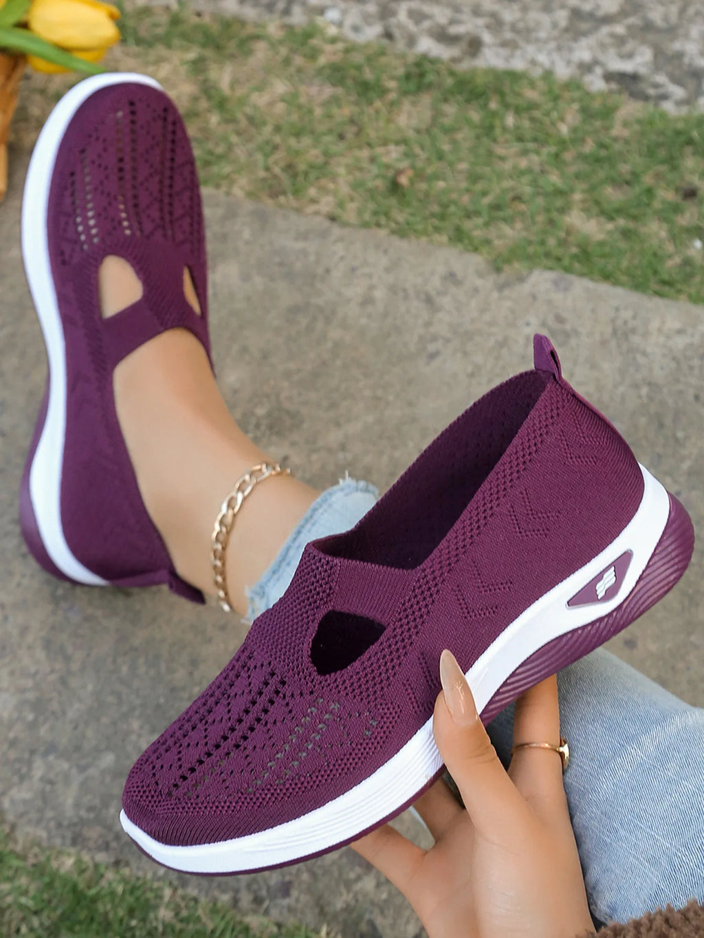 Scarpe sportive primaverili nuove da donna, alla moda, traspiranti, leggere, antiscivolo, resistenti all’usura,