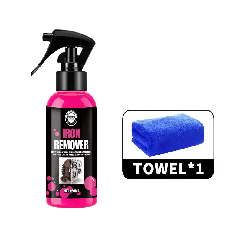 Spray antiruggine multiuso 1PC- 120ML, eliminatore di ossidazione del ferro ad azione rapida, ripristina la lucentezza, sicuro su varie superfici