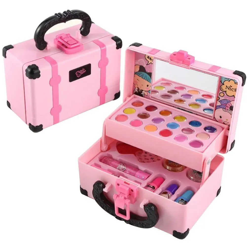 Trucco per bambini Cosmetici Finta Scatola da gioco Principessa Trucco Ragazza Set da gioco Rossetto Ombretto Sicurezza Kit non tossico