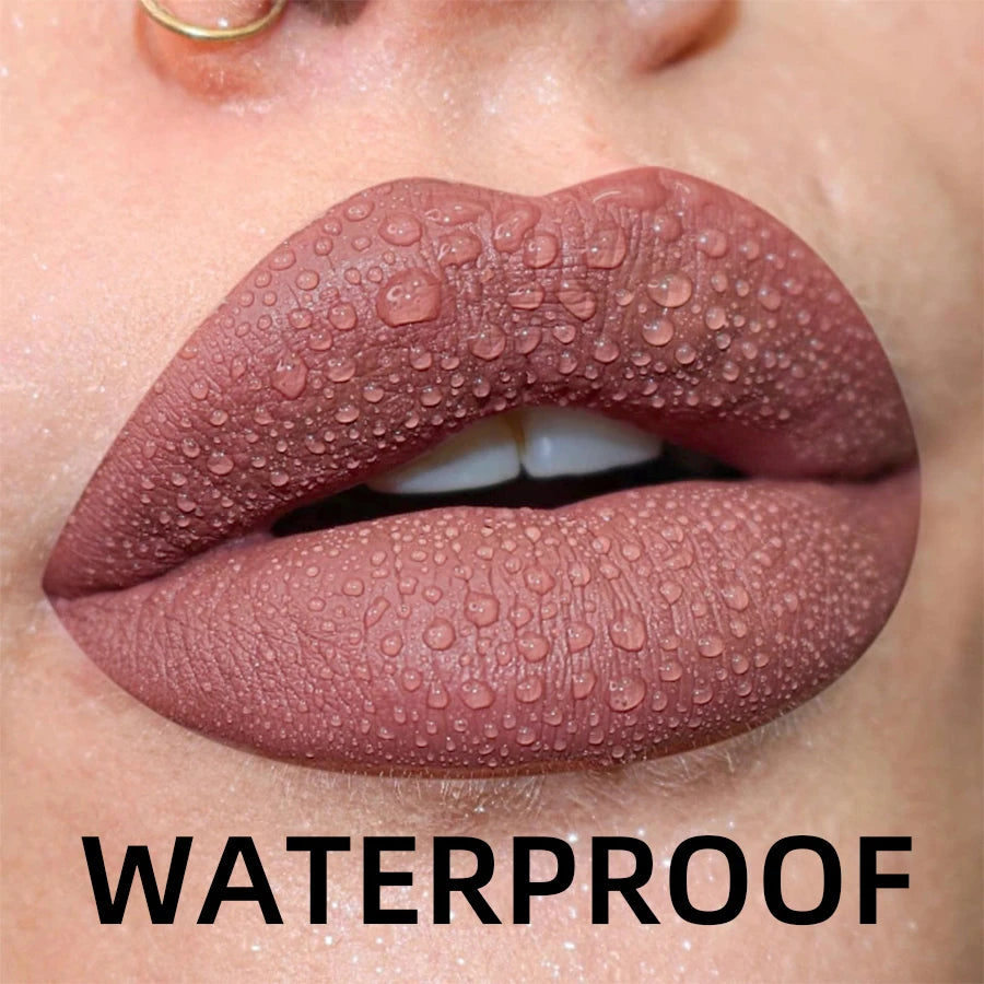 Matte Velvet Lip Gloss Impermeabile Rossetto liquido