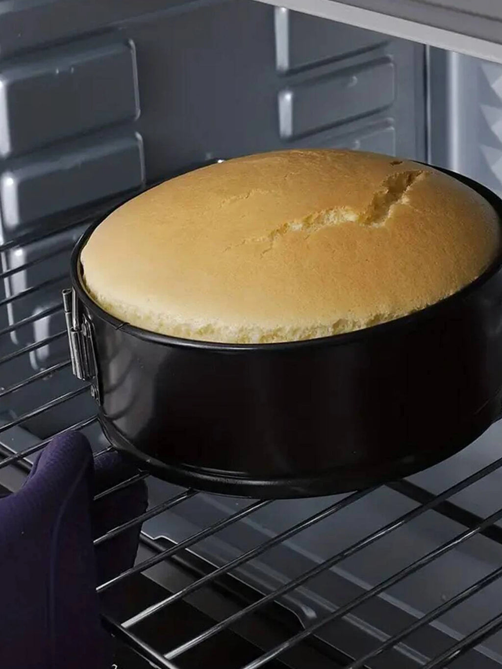 1/3PCS Set di teglie per torta, teglie rotonde antiaderente a molla per torte