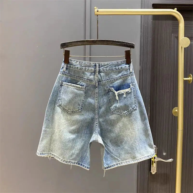 Denim pantaloncini di jeans estivi
