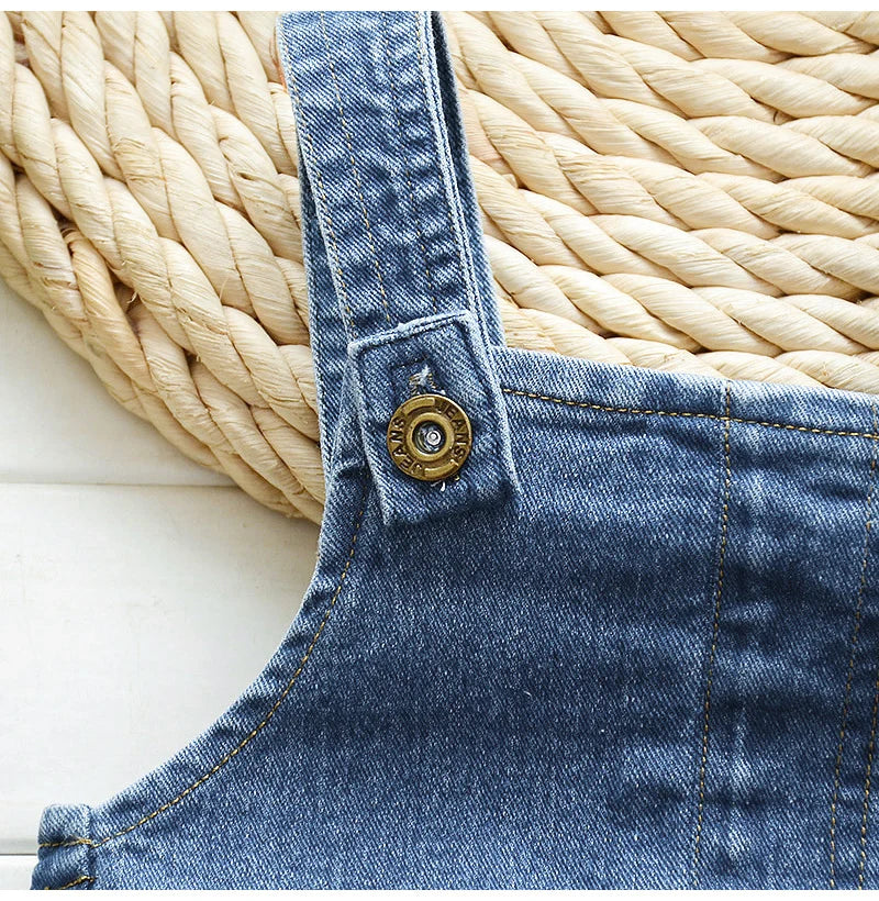 Tuta Salopette in denim per neonati Jeans morbidi