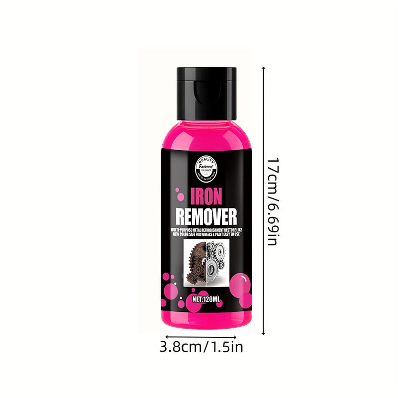 Spray antiruggine multiuso 1PC- 120ML, eliminatore di ossidazione del ferro ad azione rapida, ripristina la lucentezza, sicuro su varie superfici
