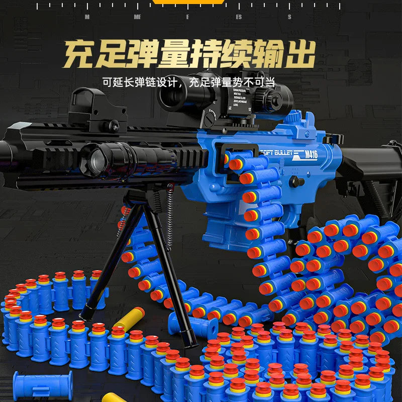 Soft Bullet Gun M416 Fucile giocattolo da fuoco