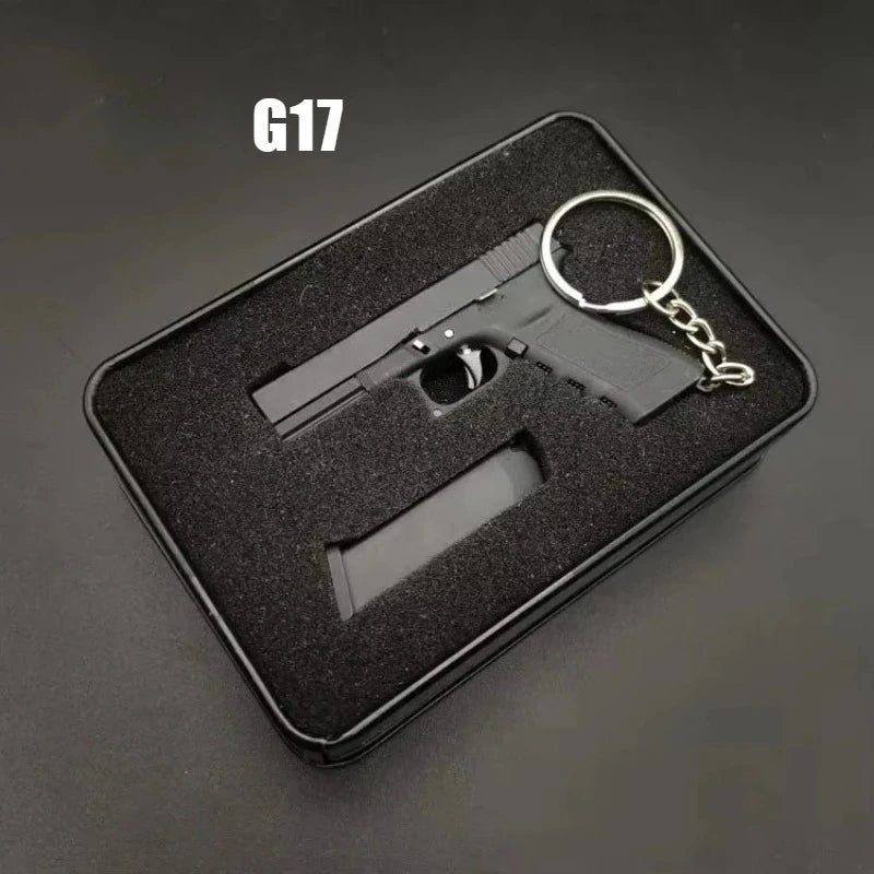 GLK 1:3 G17 G34 TTI Taran Lega tattica Empire PUBG Pistola Portachiavi in metallo