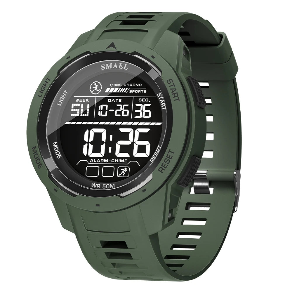 SMAEL Orologi da polso sportivi a LED Orologio impermeabile da uomo