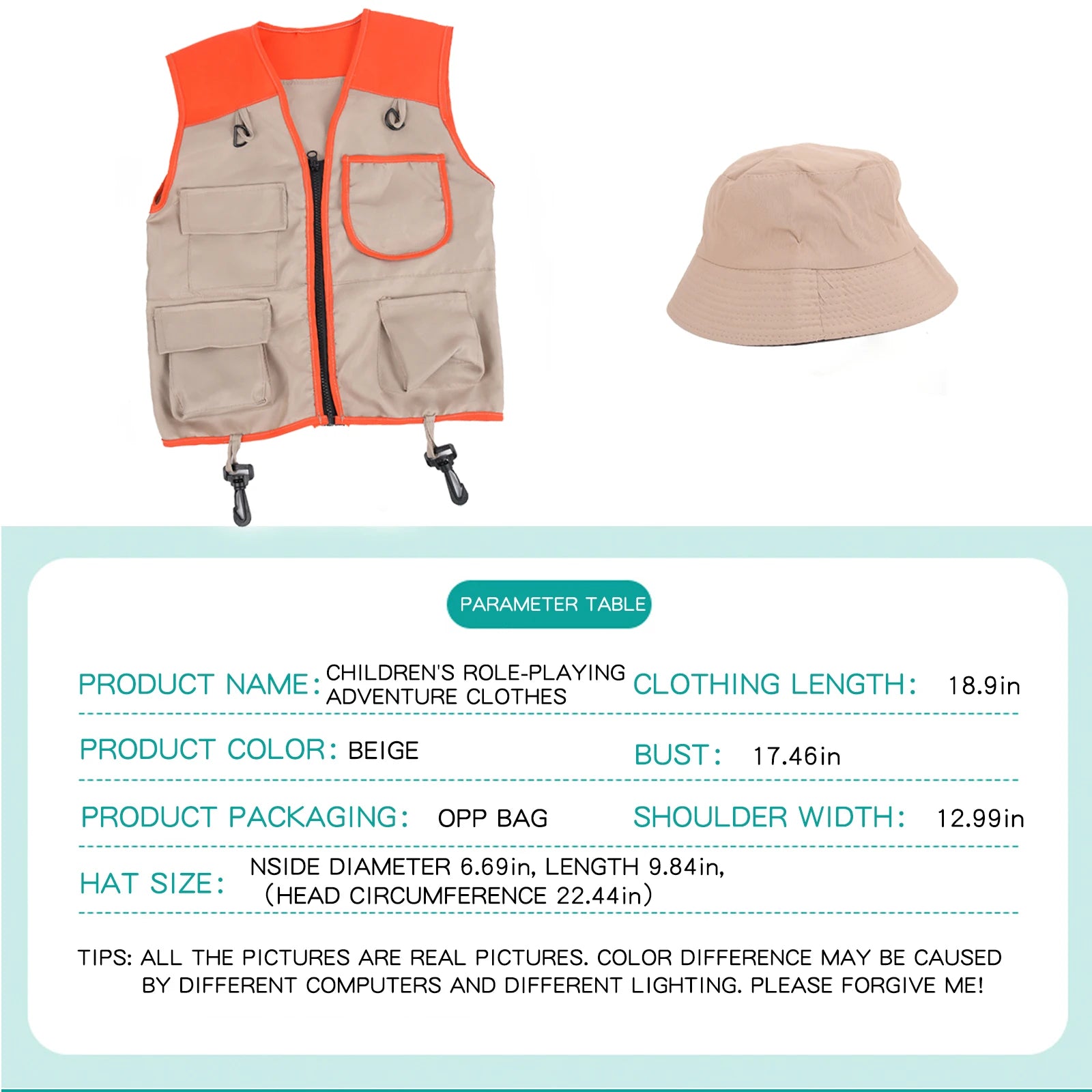 Costume explorer kit per bambini Kids Explorer Adventures