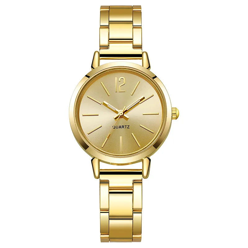 2 pezzi Set orologio e bracciale da donna