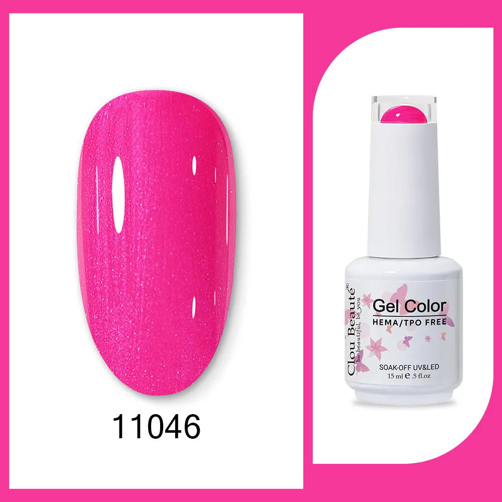 CLOU BEAUTÈ  15/10ml Semipermanente Gel Smalto Unghie 400 colori disponibili