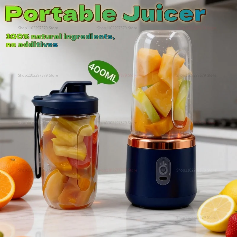Frullatore portatile a doppia tazza Spremiagrumi USB