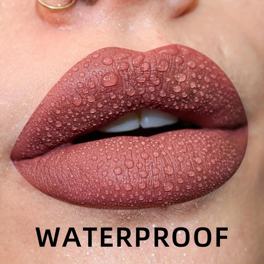 Matte Velvet Lip Gloss Impermeabile Rossetto liquido