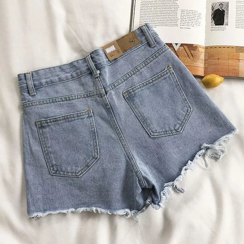 Jeans Donna Denim Shorts Lady Chic