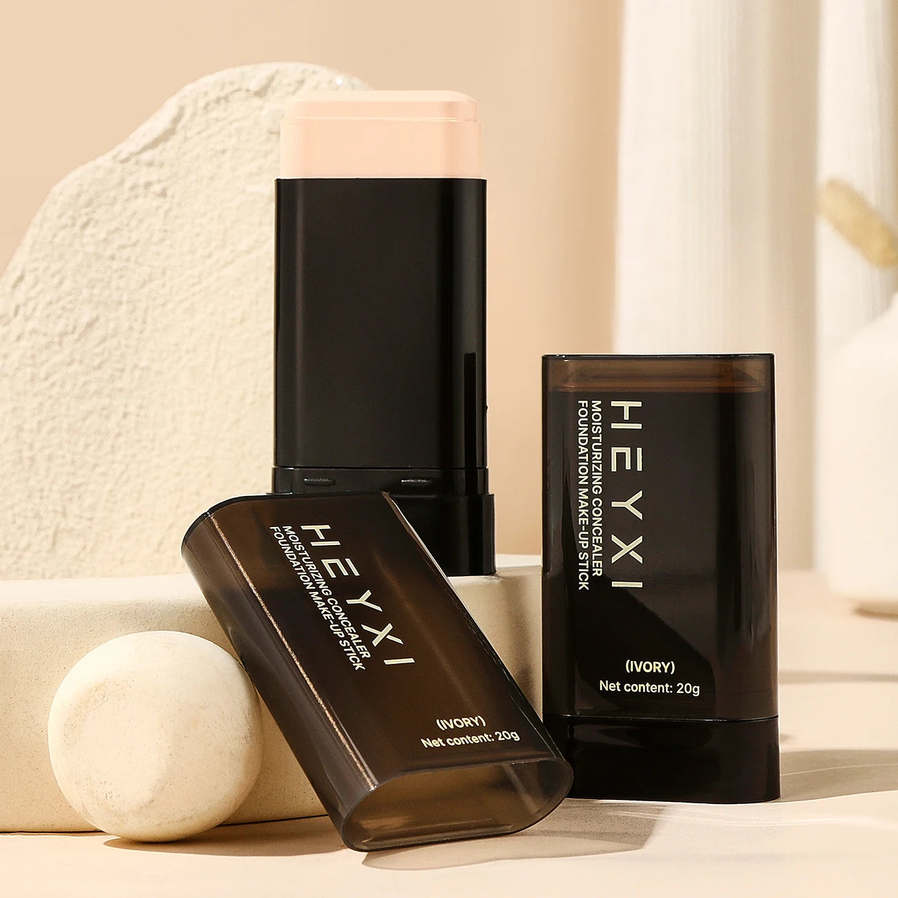 Fondotinta trucco Stick correttore superficie opaca, tutti i tipi di pelle, idrata per creare un trucco di base naturale