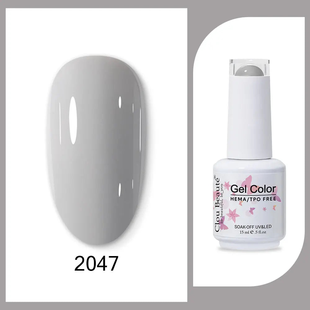 CLOU BEAUTÈ  15/10ml Semipermanente Gel Smalto Unghie 400 colori disponibili