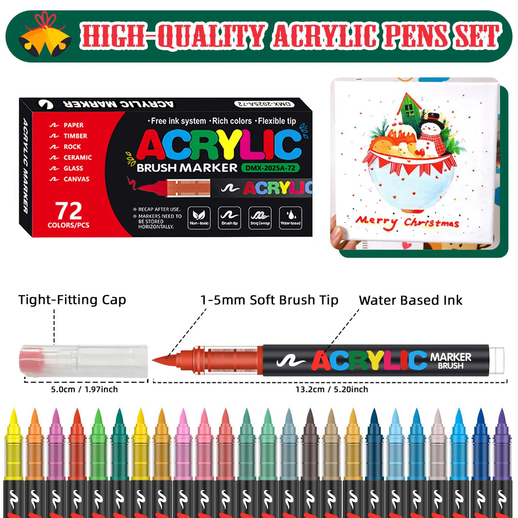 36-366 Colors Acrylic Set Waterproof Professional