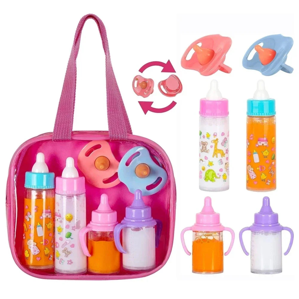 Accessori per bambole Set di biberon per la cura del bambino