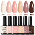 QAZIXU Gel per unghie per Nail Art SET 6 Pz