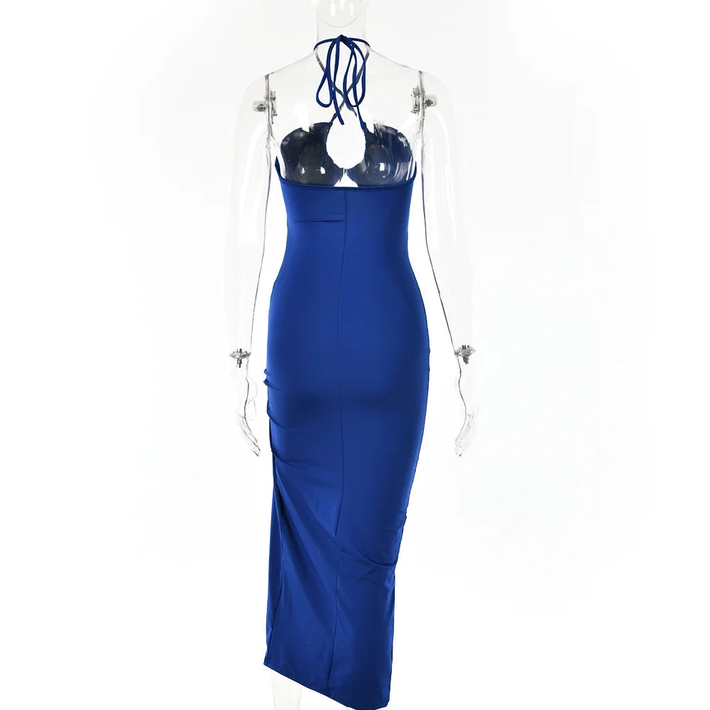 Abito Senza maniche Backless Dresses Slim