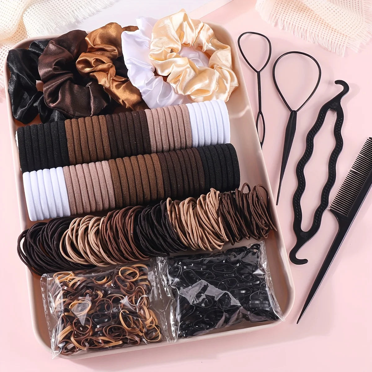 1109 Pz Set di molle e accessori per capelli