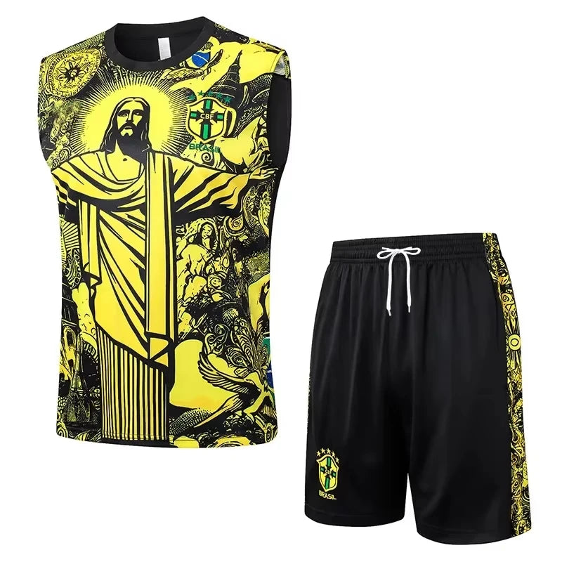 Set Cordinato Brasile Limited Edition 2026 -T-shirt+Pantaloncino Premium Quality
