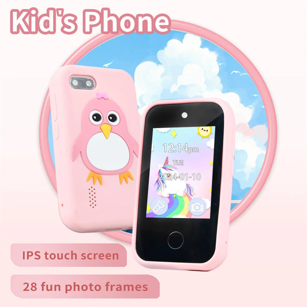 SmartPhone Fotocamera + Giochi Touch Screen+Lettore MP3 per bambini