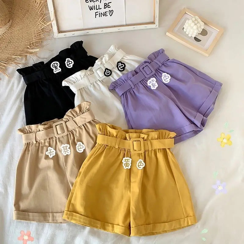Pantaloncini di cotone per bambini 4-6 anni traspiranti e sottili