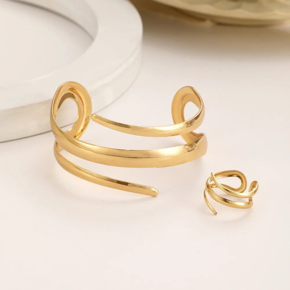 Set di gioielli bracciale e anello