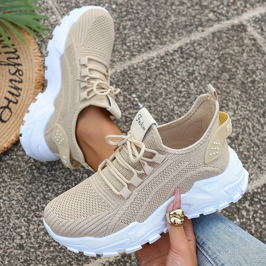 Sneakers in maglia traspirante Moda Comode Scarpe con suola morbida antiscivolo