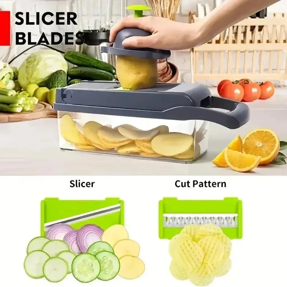 16 pezzi Tritatutto multifunzionale per alimenti Articoli da cucina