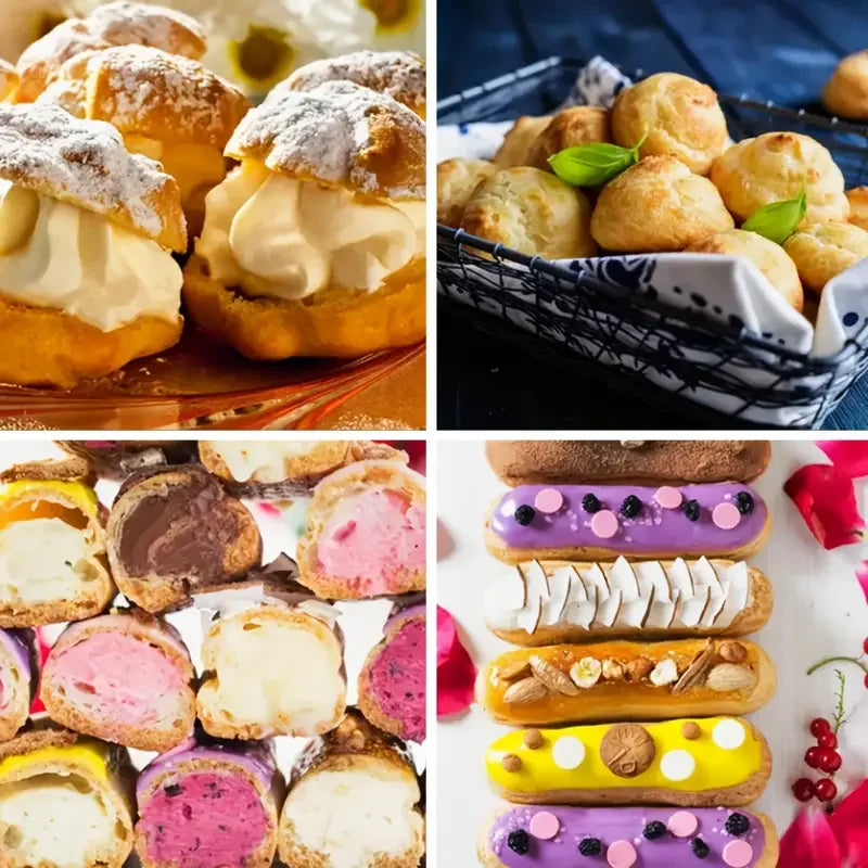 Set di 4 pezzi, punte di decorazione in acciaio inossidabile per torta Cupcake Glassa di crema per biscotti, strumenti di cottura per panettiere