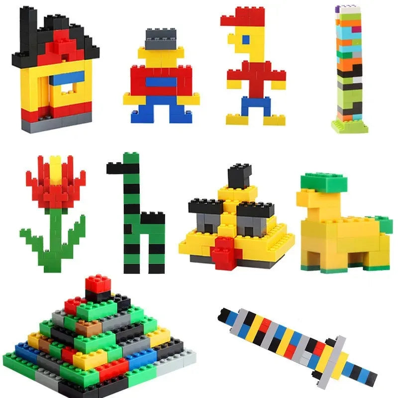 1000 blocchi di costruzione creativi fai da te Big Set 500-1000