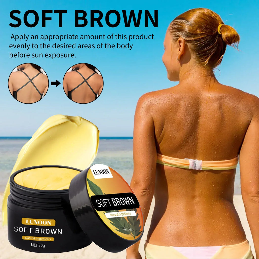 LUNON Crema autoabbronzante corpo a lunga durata, formula nutriente per un look naturale baciato dal sole.