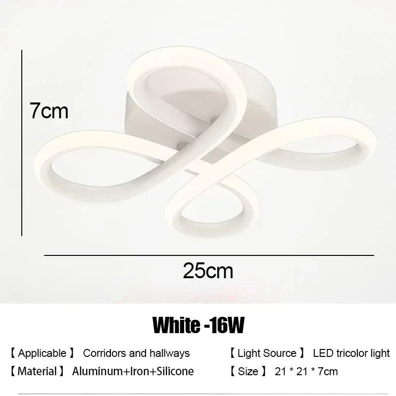 Luci da soffitto a strisce a LED stile moderno Forme multiple