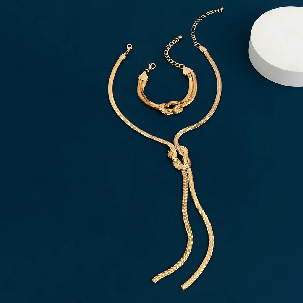 2 pezzi/set collana e braccialetto