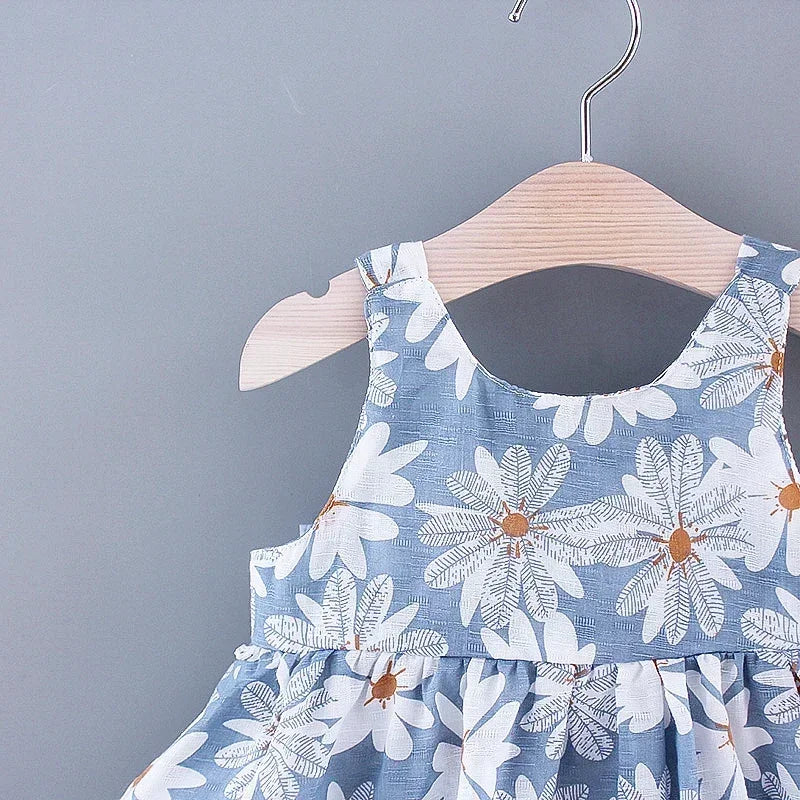 Vestito estivo Sweet Princess Dress con fiocco 0-3 anni