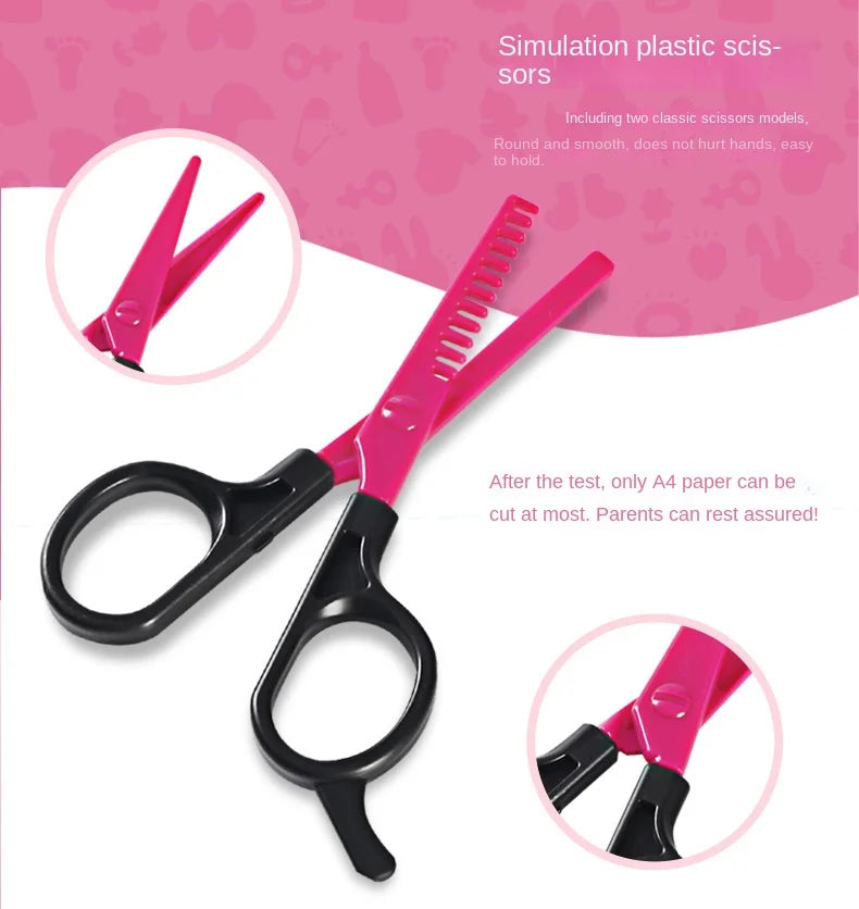 Girls Beauty Salon Set kit trucco per bambini finto parrucchiere
