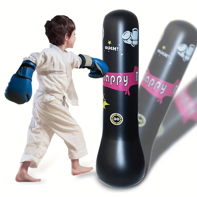 Borsa da boxe gonfiabile Bopper per bambini con azione di rimbalzo