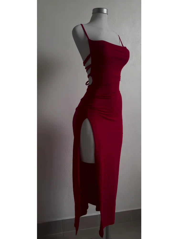 Vestito estate alta moda tracolla