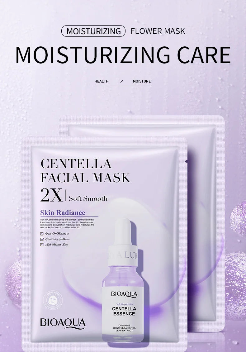 20pcs BIOAQUA Maschera viso al collagene