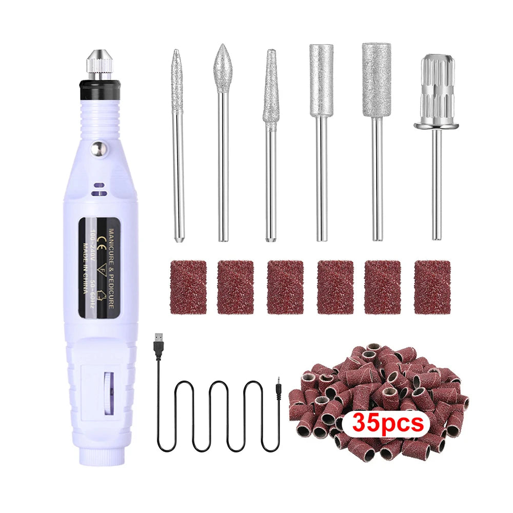 Trapano per unghie elettrico + Set fresatura