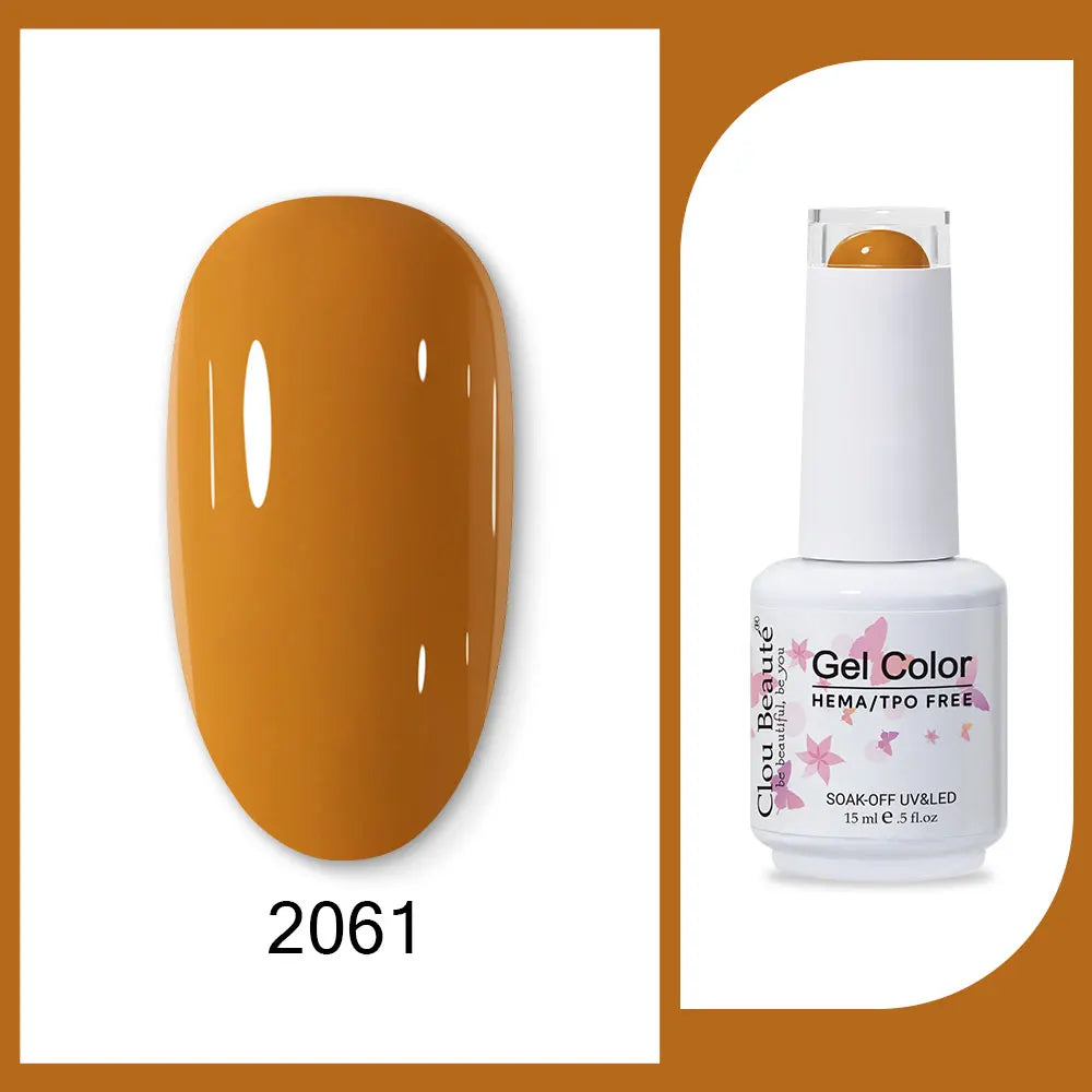 CLOU BEAUTÈ  15/10ml Semipermanente Gel Smalto Unghie 400 colori disponibili