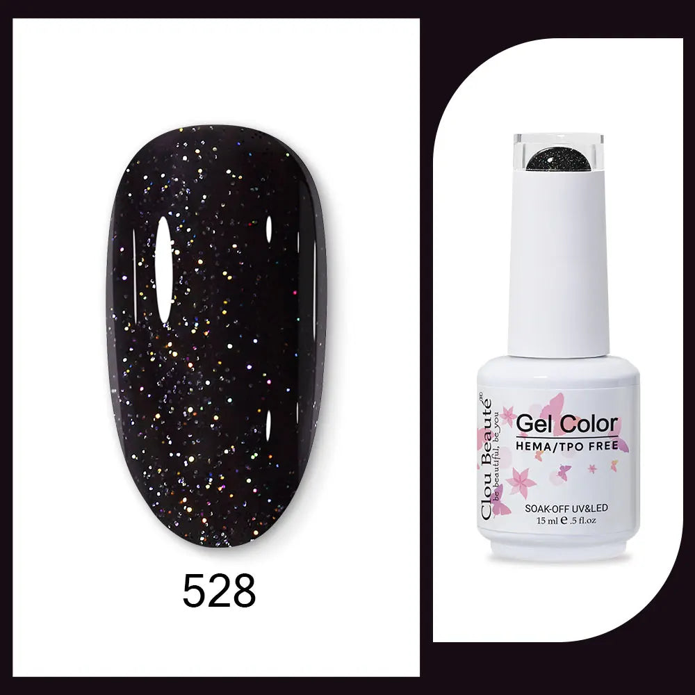 CLOU BEAUTÈ  15/10ml Semipermanente Gel Smalto Unghie 400 colori disponibili